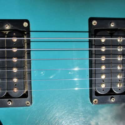 Aria Pro II RS Inazuma V Guitar, 1983,  Japan,  Matsumoku , Maxon MMK 45 PU's,  Blueburst,  Cool image 4