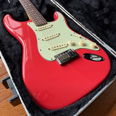 2011 Fender American Deluxe Stratocaster - Fiesta Red image 1