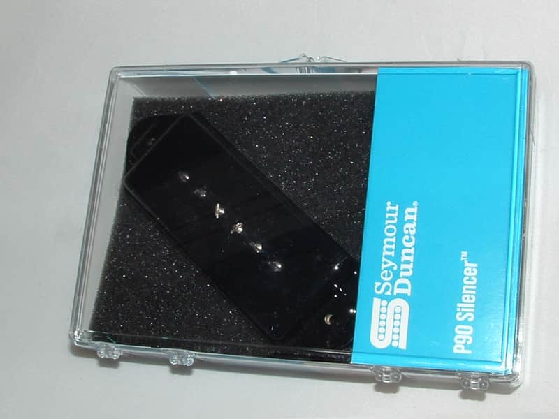Seymour Duncan P90 Silencer Vintage Bridge Dog Ear Pickup  (Black) New with Warranty image 1