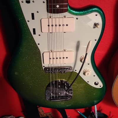 Fender Jazzmaster Body 2008 Green  Sparkle Burst image 3