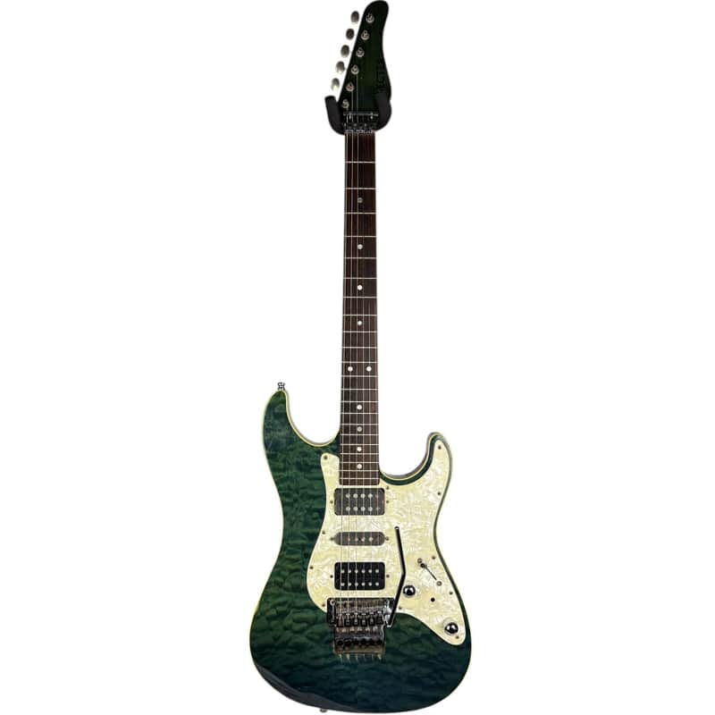 Schecter Japan SD-2-22 HSH - Trans Green | Reverb