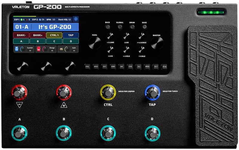 VALETON Multi Effects Processor Multi-Effects Pedal with Expression Pedal FX Loop MIDI I/O Guitar (Ship from US Warehouse For Prompt Delivery) image 1