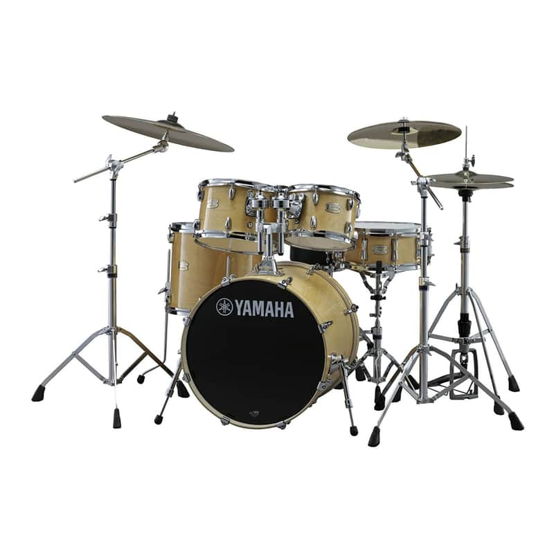 Yamaha SBP0F50 Stage Custom 5-Piece Drum Shell Pack (Natural Wood) image 1
