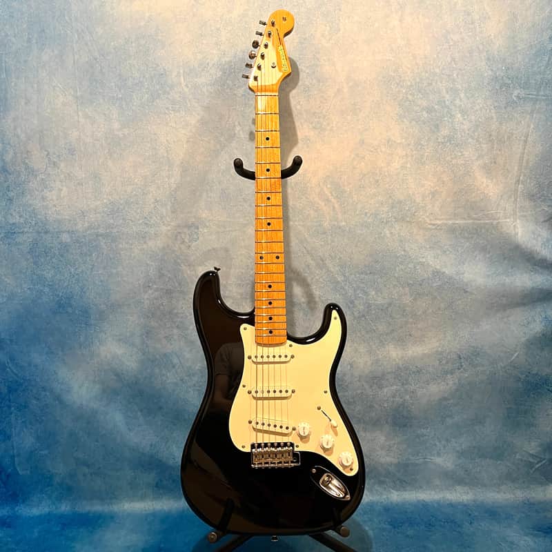 Edwars stratcaster(黒) Edwards by ESP E-ST-90ALM 2015 Black Stratocaster Japan | Reverb