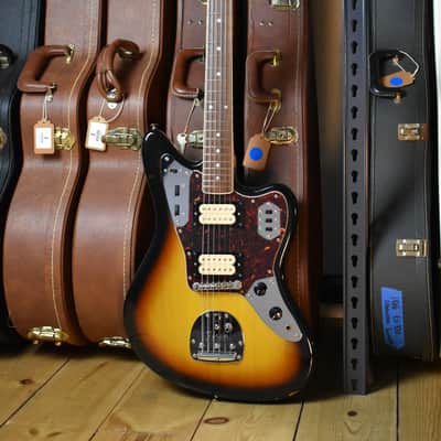 2002 Fender Japan HJG-66KC IV Ikebe Limited Kurt Cobain Signature Jaguar, CIJ, Limited, Offset image 2