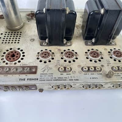 Vintage Fisher X-100 Tube Master Amplifier image 7