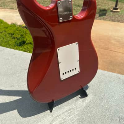 Greco SE Stratocaster Owned By Elliot Easton 1980 - Dakota Red Left Handed OHSC image 15