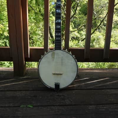 Wildwood Heirloom Open Back Banjo Tubaphone Tone ring Flamed Maple neck Engraved Inlays Old Time image 1