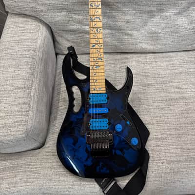 Ibanez JEM77-BFP Steve Vai Signature Blue Floral Pattern | Reverb