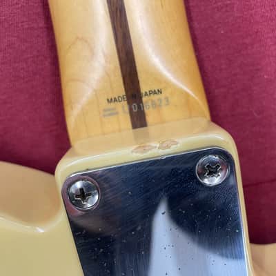 Fender Left-handed 50th Anniversary 50's Telecaster Maple Neck with Case 1996 Japan - Blonde image 23