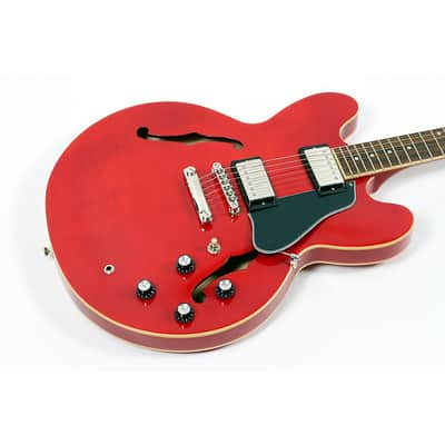Epiphone ES-335 Figured Semi-Hollow Electric Guitar With Gibson USA Pickups Regular Cherry image 3