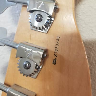 2007 Left hand Fender American Standard Precision bass image 11
