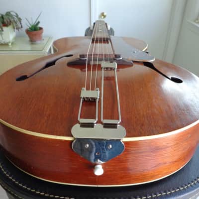 Kay Silvertone Mahogany Archtop Guitar w Case - Circa 1951 - All Hog image 16