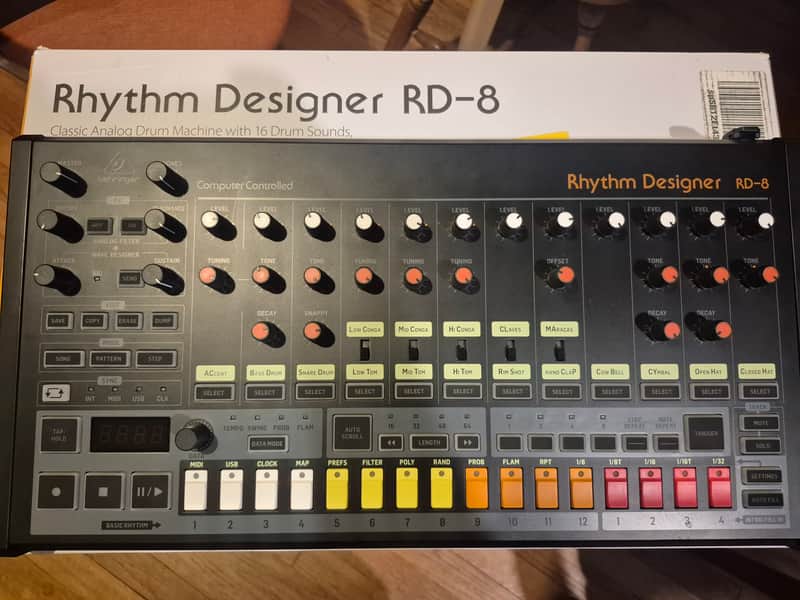 Behringer RD-8 Rhythm Designer 2019 - 2022 - Black imagen 1