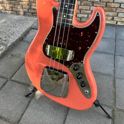 Hollowtone Coral Pink Jazz Bass image 6