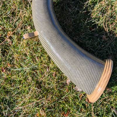 Carbon Fiber Swiss Alphorn (Alpenhorn) in F Made in USA 12 feet long, w/Bag and Mouthpiece image 10