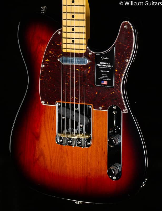 Fender American Professional II Telecaster 3-Color Sunburst Maple Fingerboard (250) image 1