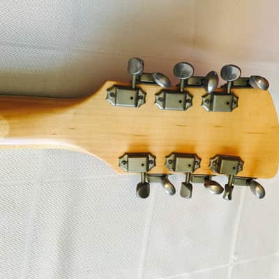 Charvel Surfcaster 12 String Thin Line 1992 Tangerine Maple Flame image 3
