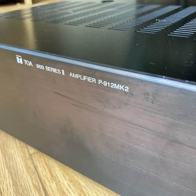 Toa P-912MK2 120W power amplifier with U-03S input module image 2