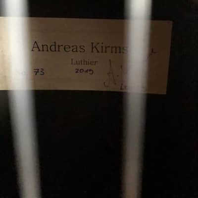 2019 Andreas Kirmse  Classical Guitar  2019 Cedar image 3
