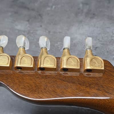 1983 Fender Telecaster Walnut Elite Gold RARE Flagship Top Model American Vintage 80s USA Electric Guitar Walnut Neck Original Hang Tag Manual image 12