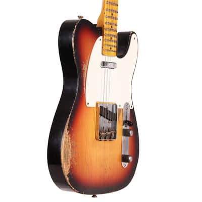 Fender Custom Shop 1955 Telecaster Heavy Relic 2-Tone Sunburst over Blonde Masterbuilt Andy Hicks image 5