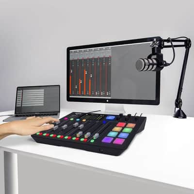 RODE RODECaster Pro Integrated Podcast Production Studio 2018 - Present - Black image 10