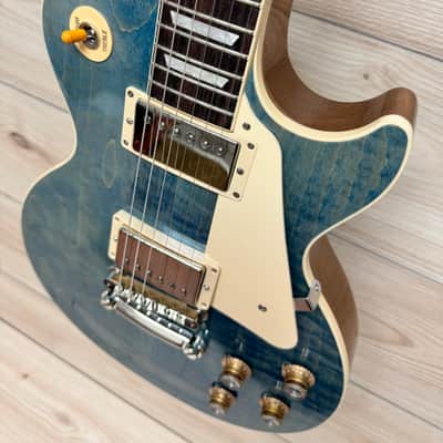 Gibson Les Paul Standard '60s Figured Top Electric Guitar - Ocean Blue #022 image 7