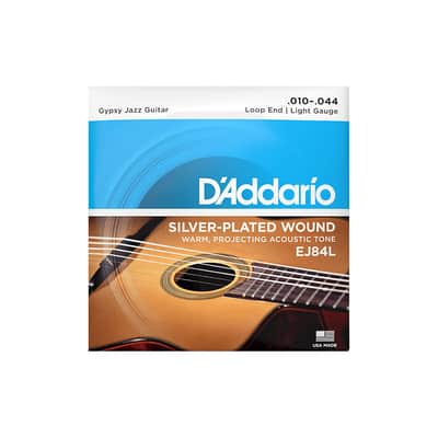 D'Addario EJ84L Gypsy Jazz 10-44 image 1