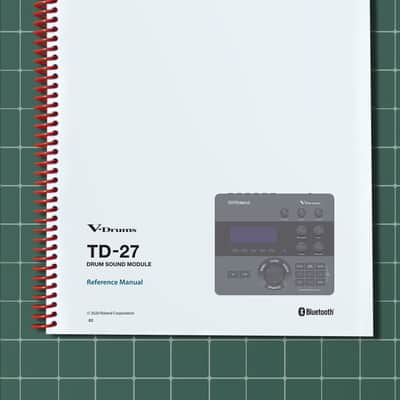 Roland TD-27 — 5 in 1 Owners Manual Guide Instructions — 220 Pages — USA Made