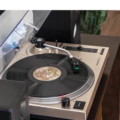 Crosley C100BT 2-Speed Bluetooth  Turntable, Champagne-NEW image 6
