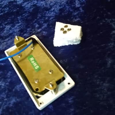 Epiphone Alnico V Classic Bridge Pickup w/Ring White image 2