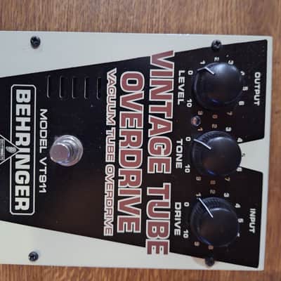 Behringer VT911 Vintage Tube Overdrive 2000s - Black / Silver image 2