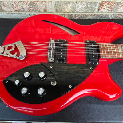 Vintage 1996 Rickenbacker 360/12 Twelve-String Electric Guitar (Ruby Red, Black Binding) w/ Original Hardshell Case! image 4