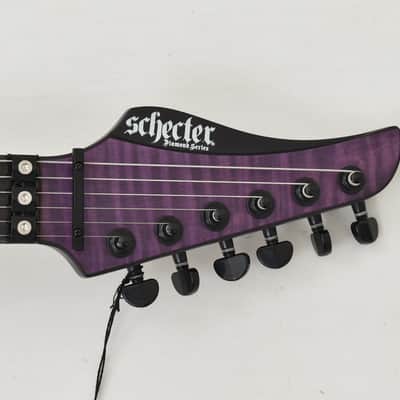 Schecter Banshee GT FR Guitar Satin Trans Purple B-Stock 3598 image 4