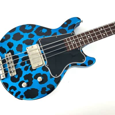 Rock N Roll Relics Thunders Bass 2025 - Blue Metallic Leopard Print image 1