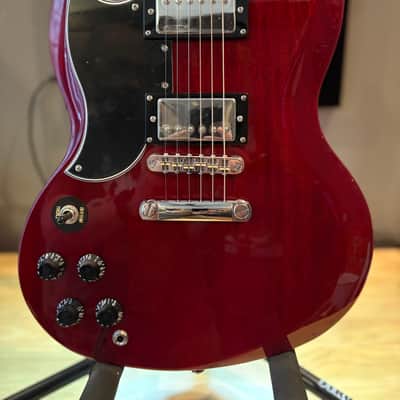 Vintage LVS6 Reissued Series Double Cut Left-Handed image 3