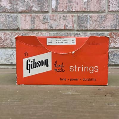 Vintage 1960's Gibson Guitar String Counter Top Display Box w/ String Boxes, Strings! image 2