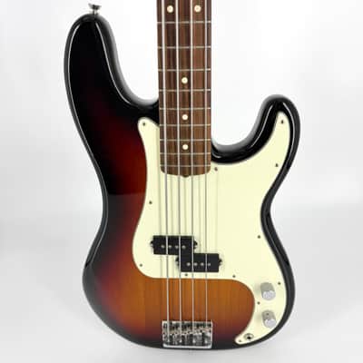 2017 Fender American Professional Precision Bass - 3 Tone Sunburst image 4