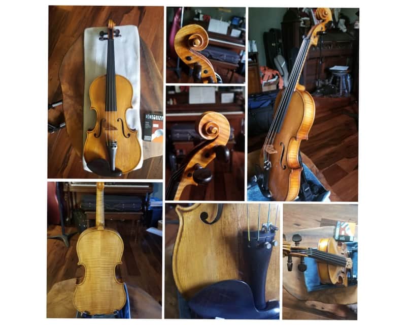 Revived Neuner & Hornsteiner 4/4 Violin Mittenwald Antique Vintage Fiddle w/ Original Case & Two Bows image 1