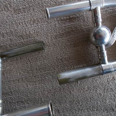 Boosey & Hawkes Imperial Trombone, Silver Plate, As Found image 7