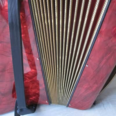 Hohner Verdi IV 120 Bass inkl. Koffer 2000 - rot image 4