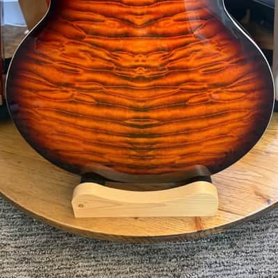 Grote LPF-001 Semi-Hollow Body Electric Guitar - Coils Splitting (Flamed Vintage Sunburst) image 3