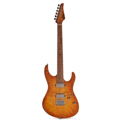 Suhr Custom Modern Set Neck Suhr Burst w/CME-Selected Angel Quilt Maple Top (Serial #84153) image 5