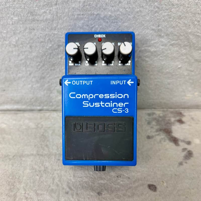Used Boss CS-3 Compression Sustainer Guitar Pedal-Blue image 1