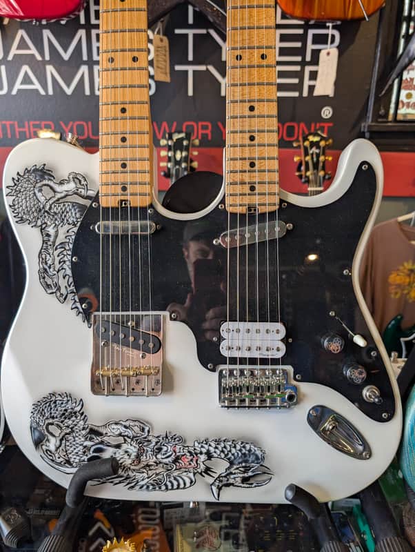 VALKENBURG USA Doubleneck Tele strat DRAGON GUITAR image 1