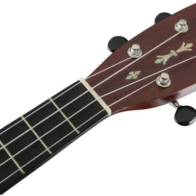 Gretsch G9112 Resonator Ukulele with Gig Bag, Vintage Mahogany Stain image 4
