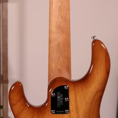 MusicMan Stingray Special HH 5 strings - Roasted Flamed Maple Fingerboard, Hot Honey image 11