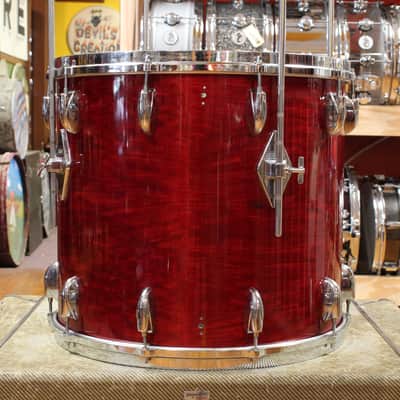 1970s Gretsch Stop Sign Badge Outfit in Red Rosewood 14x24 10x14 16x18 image 10