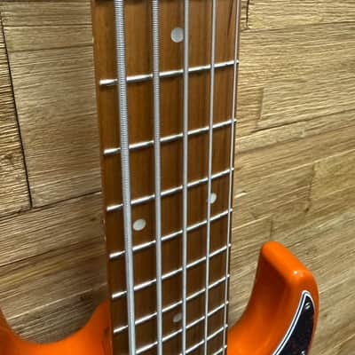 Sadowsky Metro Express 21- fret Vintage J/J 5- string bass 2024 - Candy Apple Orange Metallic  w/gig bag- B-stock image 12